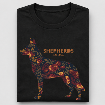 LY Tee GSD Are Loyal Print Classic Crew T-Shirt | Unisex | 100% cotton | Regular fit