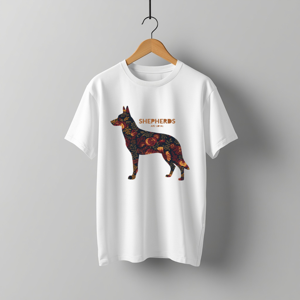 LY Tee GSD Are Loyal Print Classic Crew T-Shirt | Unisex | 100% cotton | Regular fit
