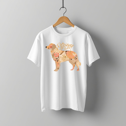 LY Tee Retriever Mom Print Classic Crew T-Shirt | Unisex | 100% cotton | Regular fit