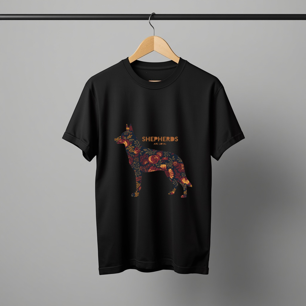 LY Tee GSD Are Loyal Print Classic Crew T-Shirt | Unisex | 100% cotton | Regular fit