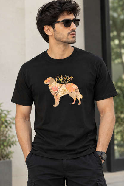 LY Tee Retriever Dad Print Classic Crew T-Shirt | Unisex | 100% cotton | Regular fit